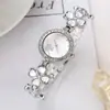 2025 Pulseira Relógio de Comércio Exterior Nova com Pontos de Diamante para Mulheres, Relógio Popular de Presente Joia para Mulheres