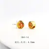 Colgante de Peces Dorados Koi de Buena Suerte en Oro de Arena Vietnamita de Larga Duración con Agujero para Accesorios DIY Cuerda para Pulseras