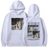 Sudadera con capucha gráfica de Eminem rapero de los 90 para hombre Hip Hop Rock Suéter retro