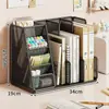 Soporte para libros, organizador de libros de escritorio, un artículo imprescindible para estudiantes de secundaria y niños, para sostener libros en escritorios y estantes