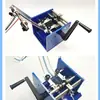 Máquina de Moldagem de Resistores Espessos de Lado Único Máquina de Moldagem em Forma de I, U, F Máquina de Corte de Leads de Resistores com Fita Manivela