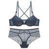 9219 Novo Conjunto de Sutiã Sexy com Fivela Frontal
