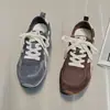 Populares zapatillas de entrenamiento alemanas retro con plataforma gruesa para aumentar la altura para mujer, nuevo modelo otoño 2026, zapatillas deportivas casuales transpirables y versátiles para mujer