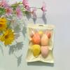 Bolsa de macarrón transfronteriza huevo de belleza dopamina borla de polvo flocado juego combinado de valor no come polvo mini huevo de maquillaje