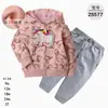 Comercio Exterior Ropa Infantil Primavera y Otoño Conjunto Infantil de Dos Piezas Material Sudadera Sudadera con Capucha Ropa Infantil para Bebés Ropa de Salida [Al por Mayor]