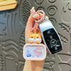 Original Chai Dog Night Light Keychain Bonito Dos Desenhos Animados Cão Chaveiro Casal Saco Pingente Pequeno Presente Atacado