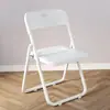 Silla de computadora, silla de plástico, silla de comedor, silla de conferencia, silla plegable de puente, taburete simple para uso doméstico con respaldo, silla de oficina portátil
