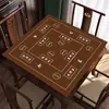 Tapete de Mesa de Mahjong de Fábrica, Quadrado Especial para Quebrar Ovos, Adereços de Jogo de Poker, Toalha de Mesa Silenciosa Antiderrapante para Jogos de Cartas