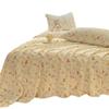 Sábana Individual para Verano, Gasa de Doble Capa, Clase A, Cama Individual de Dormitorio, Sábana de Algodón No Puro para Niños, Funda de Almohada para Dormir Desnudo, Juego de Tres Piezas