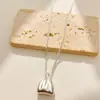 Colar Pingente de Bolsa Simples e de Alta Qualidade Estilo Luxo Leve Acessórios de Design de Nicho