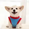 Capa Roupa de animal de estimação Transfronteiriça Super-herói Cachorro Moletom para animal de estimação Pelúcia Bordada Roupas para cachorro
