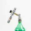 Adaptador simple para botella de cola de cóctel de agua con gas, cabezal de carbonatación de agua con gas, conector de inflado de botella de bebida isobárica