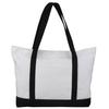 Bolsa de lona portátil para compras, venta al por mayor, con impresión directa de fábrica, en blanco, de algodón, para publicidad en color sólido