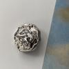 [Yisen] Botón de Diamante Cuadrado de Capullo de Flor de Cara Arrugada Estilo Europeo y Americano Pequeño Fragante Metal Ropa Abrigo de Piel Traje Abrigo Botón