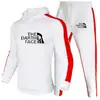Nuevo hoodie a rayas de moda europea y americana para hombre y mujer, otoño e invierno, moda casual, hoodie con costuras a rayas