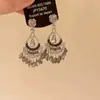 Pendientes de Diamantes Brillantes Estilo Palacio Retro, Diseño de Nicho, Elegantes, con Estilo, Exquisitos, Ligeros, Lujosos, Exagerados y Versátiles