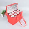 Bolsa Térmica Refrigerada de Tela No Tejida Transfronteriza para Alimentos Frescos, Bolsa de Almuerzo Portátil para Llevar, Caja para Picnic al Aire Libre, Venta al por Mayor, Logo Personalizado
