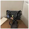Bolso de Hombro Cruzado de Lunares de Nicho para Mujer 2026 Nuevo Bolso de Mano para Viajes Bolso Boston Bolso Tote Pequeño Bolso Almohada