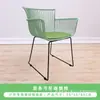 Mesas y sillas de cafetería y restaurante listas para usar, sillones de malla de hierro galvanizado, juegos de mesa de comedor de metal, mesas y sillas para patio exterior
