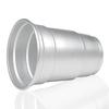 Taza de cerveza de aluminio para rizar de una sola capa reutilizable taza de aluminio para camping al aire libre taza de aluminio para bebida fría de metal