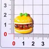 Acessórios de resina para bolo tipo clipe de comida simulação acessórios de cola de creme DIY presilha de cabelo elástico de cabelo materiais de fivela Crocs atacado