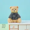 Suéter de Ursinho Fofo Figurine de Resina Decoração para Casa Escritório Carro Brinquedo Criativo Cultural Tendência Presente Venda por Atacado