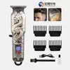 Cortador de Cabelo Elétrico Novo para Barbear Transfronteiriço Cortador de Cabelo Profissional Ferramenta Elétrica para Cortar Cabelo Masculino Salão de Beleza Cortador Elétrico para Esculpir