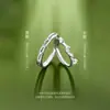 Anillos de Pareja de Plata S925 de Muérdago para Hombres y Mujeres Nuevos Anillos Festivos Anillos de Pareja de Alta Gama Regalos