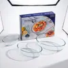 Molde de Vidrio Resistente al Calor para Hornear, Bandeja Transparente para Hornear en Microondas para Uso Doméstico, Molde para Hornear Arroz, Plato Cuadrado para Cocinar Pescado al Vapor, Plato, Plato para Servir