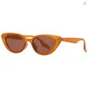 Gafas de sol retro triangulares estilo ojo de gato para cara pequeña para mujer, estilo de alta gama, gafas de sol negras de montura pequeña, protección solar, adecuadas para sesiones de fotos
