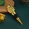 Venta Caliente Transfronteriza Tapón de Corcho para Vino de Navidad Caja de PVC Fiesta Regalos Pequeños Vacaciones de Navidad Tapón de Corcho para Botella de Vino Tapón de Conservación de Vino