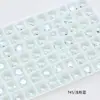 Pedras de Strass Transparentes para Nail Art Dongzhou Strass Quadrados de 10mm com Fundo Pontiagudo Acessórios Brincos Colar Strass Strass de Vidro Transparente Gelo