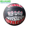 Fábrica venta al por mayor Naranja Naranja azul rojo blanco goma baloncesto juego entrenamiento baloncesto exportación