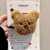 Gatinho de Pelúcia Urso Duffy Adequado para Suporte Magnético Magsafe com Forte Força de Adsorção Airbag Retrátil de Mesa para Mulheres