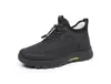 Zapatos de Algodón para Hombre Invierno Nuevo Estilo Impermeables Cálidos Suela Gruesa Zapatos de Hombre Casual Botas de Algodón Engrosadas con Felpa Protección contra el Frío Cómodos Botas de Nieve
