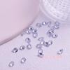 Taladro de uñas de alta gama k9 taladro de circonio LZ uña cobre uña joyería soporte para anillos accesorios tridimensional Super Flash gota de agua diamante de color