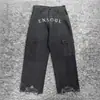 Pantalones de trabajo personalizados para hombre de la fábrica original, jeans bordados estilo americano, pantalones de trabajo de moda, pantalones de trabajo vintage de alta costura