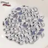 Fondo Plano Forma Geométrica Vidrio Perforación en Caliente DIY Accesorios para Ropa Accesorios para Joyería Fábrica Venta al por Mayor