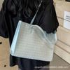 Bolsa Grande Tejida Fashion Explosions para Mujer 2024 Nueva Moda Elegante Bolso Tote de Gran Capacidad Bolsa Casual para el Trabajo