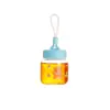 Mini Taza de Vidrio de Bolsillo con Asa, Taza Gordita para Café, Polvo de Camote, Taza Pequeña de Agua, Taza Agitadora, Taza Pequeña para Leche en Polvo