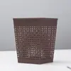 Contenedor de almacenamiento cuadrado para papelería al por mayor portalápices de malla simple creativo portalápices de oficina almacenamiento de escritorio texto de oficina