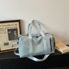 Bolsa Deportiva y de Fitness con Separación Húmedo/Seco para Hombres y Mujeres de un Solo Hombro, Portátil, Gran Capacidad, Bolsa de Viaje para Viajes Cortos, Bolsa de Equipaje para Salidas Casuales