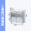 Liga de Alumínio Montagem Simples Aparador Armário Gabinete para Fogão de Cozinha Armário de Armazenamento para Sala de Estar Armário de Armazenamento para Varanda Armazenamento de Velas