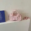 Bolso bandolera de lunares estilo chica dulce coreana, simple y elegante, nueva moda otoño 2026, bolso de hombro y axila de gran capacidad