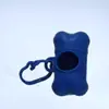 Bolsa de Basura para Mascotas, Bolsa para Paseo de Perros al Aire Libre, Bolsa para Excrementos de Perro, Caja de Almacenamiento Dispensadora Translúcida con Forma de Hueso