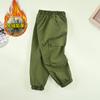 Pantalones Cargo de Primavera y Otoño para Niños, Ropa de Otoño para Niños Grandes, Forro Polar, Cortavientos, Impermeables, Pantalones Deportivos para Senderismo, Nuevo Modelo 2026