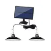 Luz para Tienda de Campaña Solar-Controlada Tipo Dividido Lámpara Solar, Luz de Jardín, Luz para Exteriores, Luz Colgante, Sensor de Luz Dual para Interiores