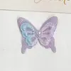 Accesorios de Bricolaje Hechos a Mano de Mariposa Perla de Doble Capa en Forma de Corazón de Colores de Alto Brillo para Accesorios de Cabello, Ropa, Zapatos, Sombreros, Bolsos, Decoración de Mascotas