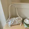 Bolsa de Mão Xiaomi Estilosa com Bolinhas Retro Feminina 2026 Verão Nova Elegante na Moda Bolsa de Ombro Único Bolsa de Axila