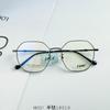 Gafas de Moda Retro Populares Ins Xiaohongshu Mismo Estilo para Hombres y Mujeres, Recubrimiento Galvánico IP de Titanio B, Se Pueden Combinar con Miopía, Elegantes y Modernas